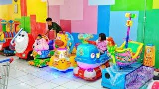 Odong odong mall WARNA-WARNI  Serunya Bermain DI ARENA PERMAINAN mall SKY GAMES