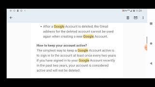 Google updating its inactive account policy deletion