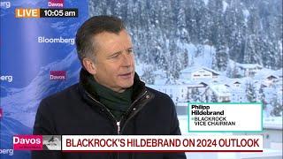 Davos 2024 BlackRocks Hildebrand on Rates Economy Trump