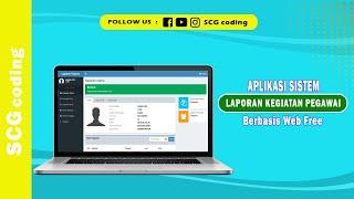 Aplikasi sistem Laporan kegiatan Pegawai berbasis web free