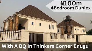 Luxury Living in Thinkers Corner Enugu - 4 Bedroom Duplex with BQ & 4 Bedroom Duplex without BQ.