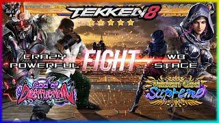 TEKKEN 8 Replays Stars - JACK 8  God of Destruction  VS ZAFINA  Tekken God Supreme  High Level