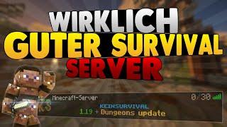 Ein WIRKLICH GUTER Survival Server  MINECRAFT SERVER VORSTELLUNG 1.19.2  KeinSurvival.de