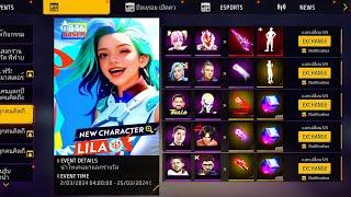 NEW UPDATE  OB46 FREE CHARACTER  CLAIM NEW LILA CHARACTER  BUY 500.000 DIAMONDS  FREE FIRE 