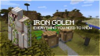 IRON GOLEM Everything you Need to Know - MINECRAFT 1.14 Guide for Drops Spawning Farming & More