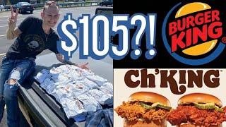 BURGER KING CH KING CHALLENGE  SUBSCRIBER VIDEO  MOM VS FOOD ️