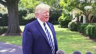 071919 President Trump Delivers a Statement Upon Departure