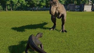 Indoraptor VS T-Rex - Jurassic World Evolution