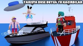 Buse Duyguyu Kaçırdılar  Bot Yarışı Yaptık  Roblox Build a Boat for Treasure