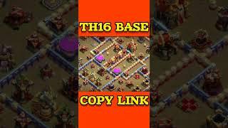 th16 war base link  best th16 base for legend league  best th16 war base with link 2024 - COC