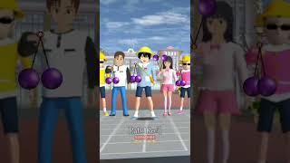 Sakura school simulator main lato lato  Yuta dan Mio bermain lato lato @RatuKecil #shorts