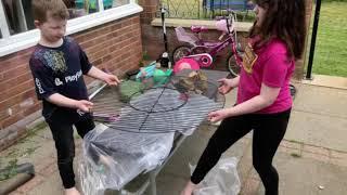 Kadai fire pit and BBQ unboxing setup and test