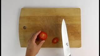 Orient Damascus Series 9.5 Elite Chefs Knife Review - With Tomato Test