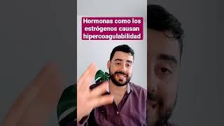 ¿Cómo las hormonas causan coágulos #shorts