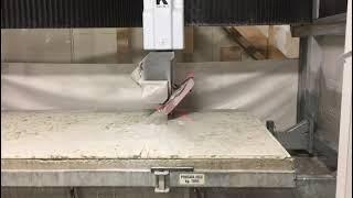 Sasso K600 Mitre Cut CNC 5axis #slstoneworks #process