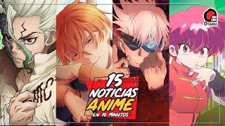  15 noticias de ANIME ÉPICAS que te dejarán SIN ALIENTO en 10 minutos