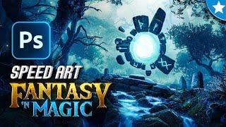 Fantasy & Magic  Photoshop Speed Art • May Theme Intro