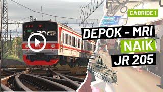 Naik KRL Depok ke Manggarai di Train Simulator 2019 Indonesia HD