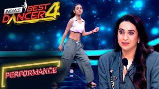 Indias Best Dancer S4  Chitrakshi के Moves ने Judges को हिला कर रख दिया  Performance