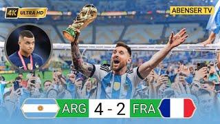 Argentina 3-3 France World Cup Final 2022  Extended Highlights & Goals Ultra HD 4K