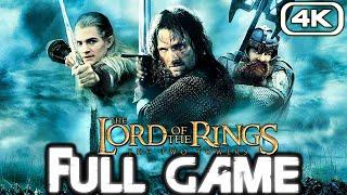 THE LORD OF THE RINGS TWO TOWERS Gameplay Walkthrough FULL GAME 4K 60FPS No Commentary