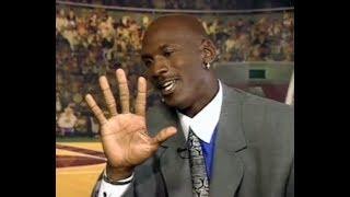 Gene Siskel asks Michael Jordan about his hands 1996