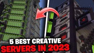 5 BEST MINECRAFT CREATIVE SERVERS IN 2023 1080P HD