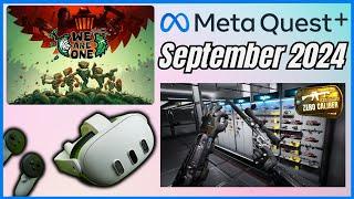 September 2024 New Meta Quest Plus Subscription Games