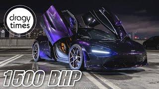 1500 BHP Mclaren 720S Stage X  Acceleration from 0-351 Kmh 219 mph