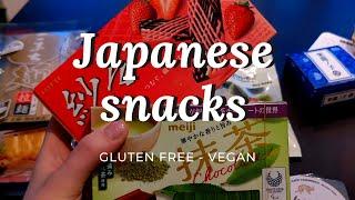 GLUTEN FREE JAPANESE SNACKS HAUL and I cut myself...