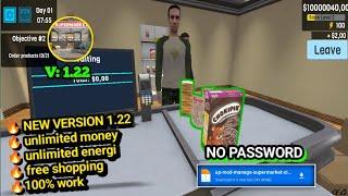 VIRALL MANAGE SUPERMARKET SIMULATOR MOD VERSI 1.22 APK  NO PASSWORD  UNLIMITED MONEY