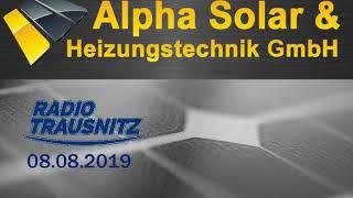 RADIO TRAUSNITZ AlphaSolar - Energiewende zu Hause mit Balkon PV  Mini-Photovoltaikanlagen