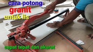 How to cut granite for trim  skirting fast precise and accurate