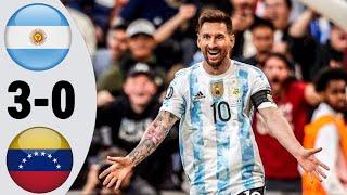 Argentina vs Venezuela 3-0  Extended Highlight and Goals- World cup Qualified 2022 HD