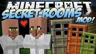 Minecraft  SECRET ROOMS MOD Discover Trayaurus Secrets  Mod Showcase