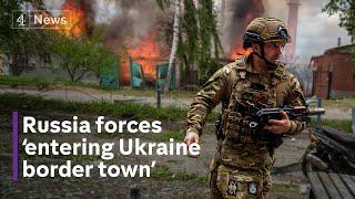 Ukraine Russia war Putin forces advance on border town near Kharkiv