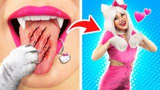 From Nerd To Hello Kitty  Extreme Makeover with Gadgets from Tik Tok