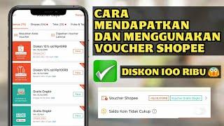 cara Belanja Di shopee pakai Voucher diskon dan gratis ongkir