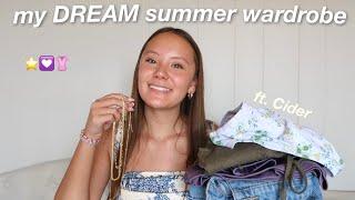 SUMMER WARDROBE HAUL ft. Cider