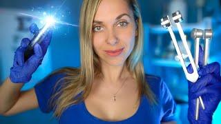 ASMR Intense Ear Cleaning and Ear Exam Relaxing Tuning Fork Otoscope Exam for Sleep