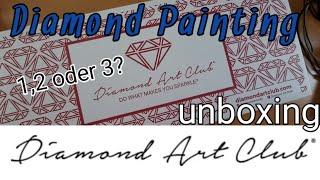 Diamondartclub Diamond Painting unboxing DAC #4 - 12 oder 3 ? - Eins zeig ich euch heute -