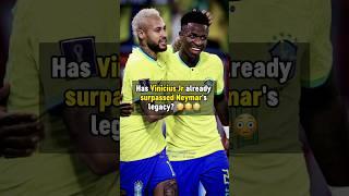 Has Vinicius SURPASSED Neymar?  #football