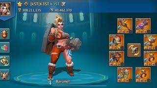 Lords Mobile - K3ST Is Back New Born Baron Account K+1500 Dominion 1