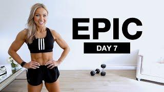 DAY 7 of EPIC  Dumbbell Lower Body Workout - 40 Min Leg Day
