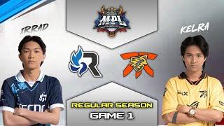 FNATIC ONIC PH vs RSG PH GAME 1  MPL PH S14 REGULAR SEASON