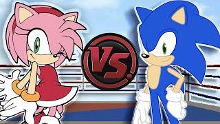 Sonic vs Amy Love Song Nightcore Remix Sonic the Hedgehog Music Video  CARTOON RAP ATTACK