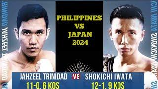 Pinoy Fight July 6 2024 Jahzeel TrinidadPH vs Shokichi IwataJAPAN-FULLFIGHT HIGHLIGHTS-2024.