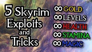 How to become a GOD in Skyrim using exploits glitches and tricks 2022