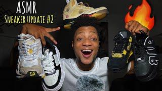 ASMR Shoe Collection New Sneakers pt2  Whispers Tapping & Scratching