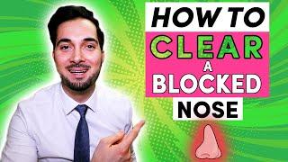 Stuffy Nose  How To Get Rid Of A Stuffy Nose Clear Blocked Nasal Congestion